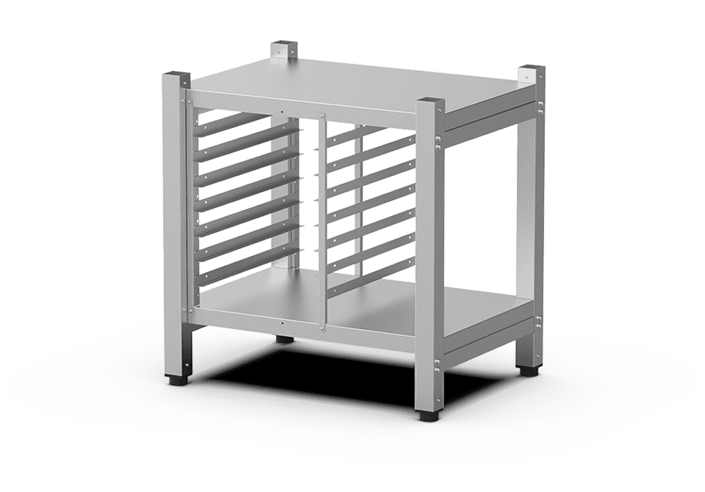 Unox The multifunctional support ideal for storing trays safely and place your oven at the perfect height to work. XWVRC-0711-H.