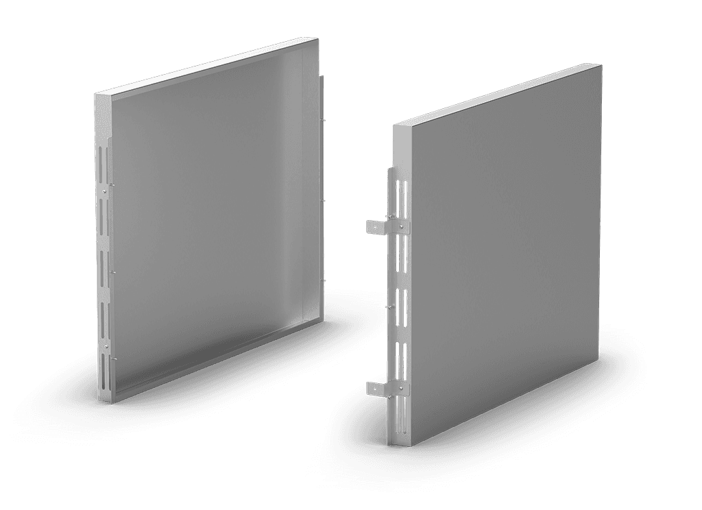 Unox Suitable for both sides of the oven. It makes it possible to reduce the distance between the oven and other heat sources (fryers, pasta cookers, stoves, etc.) to a minimum. XUC274.