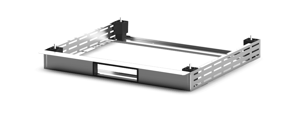 Unox It includes all the necessary parts for the correct installation of stacked BAKERTOP, DECKTOP and LIEVOX. XUC287.