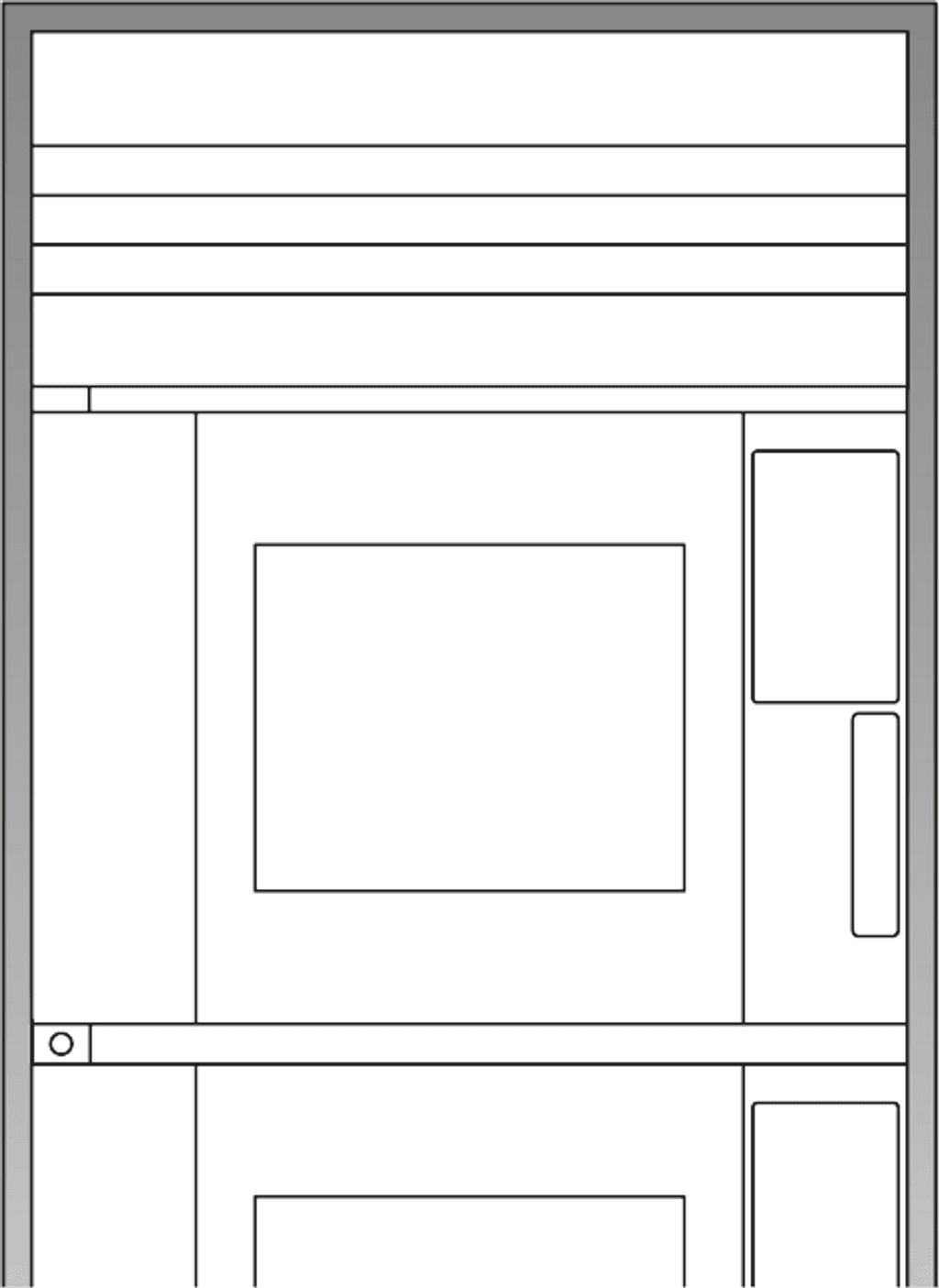 Unox It includes all the parts necessary for the correct housing of the column inside the kitchen cabinet. XUC501.