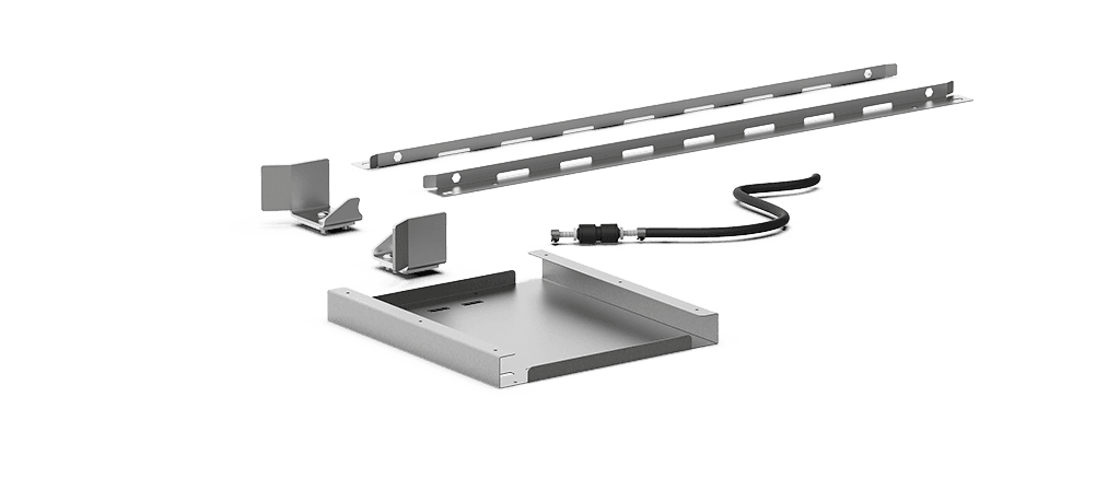 Unox It allows the secure coupling of the trolley to a neutral cabinet. XWVYC-CK21.