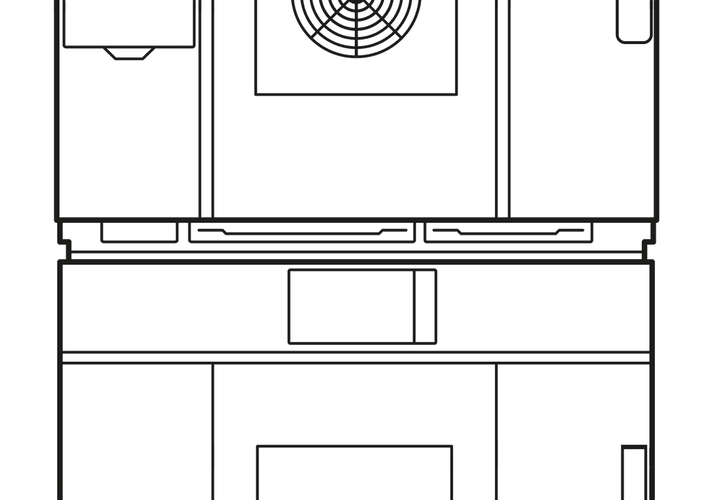 Unox Deze kit bevat alles wat u nodig hebt om de EVEREO® 600-X + CHEFTOP-X™ oven te installeren en te stapelen. XEEQA-0011-E.