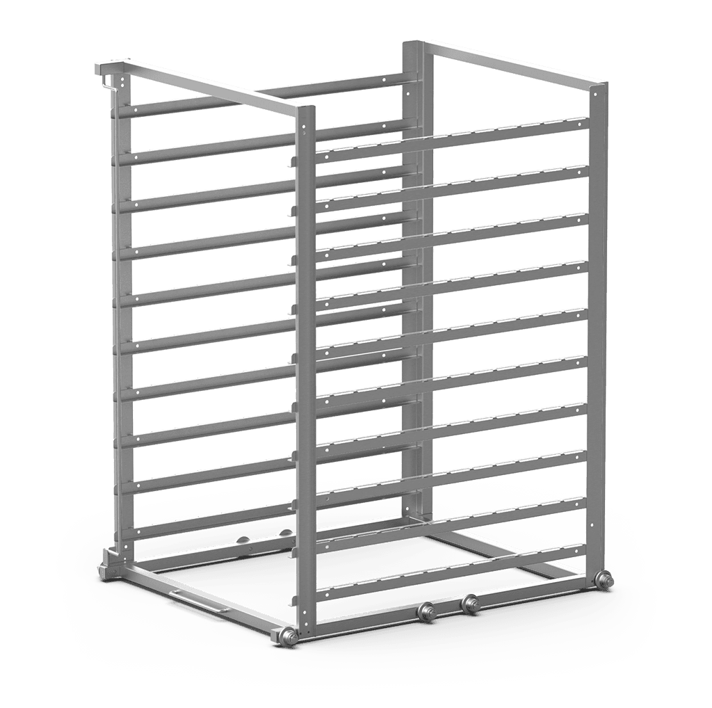 Unox Het maakt snel laden en uitnemen van de trays mogelijk, zodat de deur minder lang open staat. XWDBA-1021.