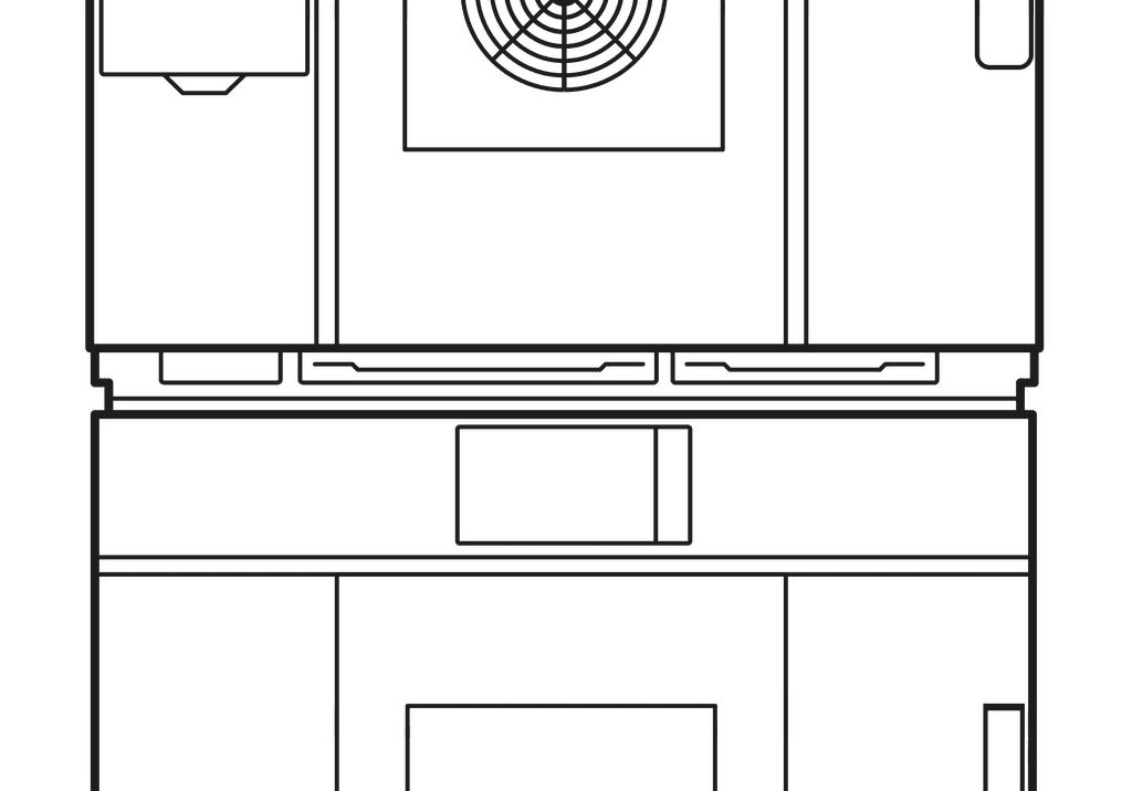 Unox Il contient toutes les pièces nécessaires à l’installation correcte et la superposition d’EVEREO® 600-X + four CHEFTOP-X™. XEEQA-0011-E.