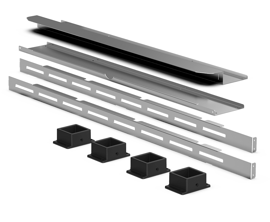 Unox Contient toutes les pièces nécessaires à l’installation correcte et à la superposition de BAKERTOP, DECKTOP et LIEVOX. XUC063.