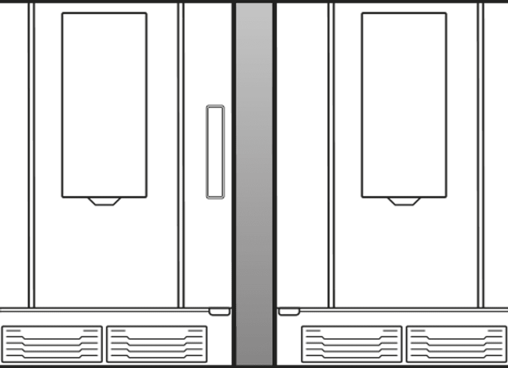 Unox Il contient toutes les pièces nécessaires à une installation correcte et côte à côte de deux SPEED-X™. XUC198.