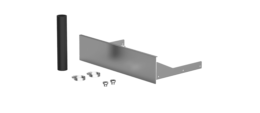 Unox Ce kit comprend tout ce dont vous avez besoin pour installer la hotte au-dessus de OPTIC.Cooking. OPTIC.Cooking n'est pas inclus avec l'achat du kit. XUC600.