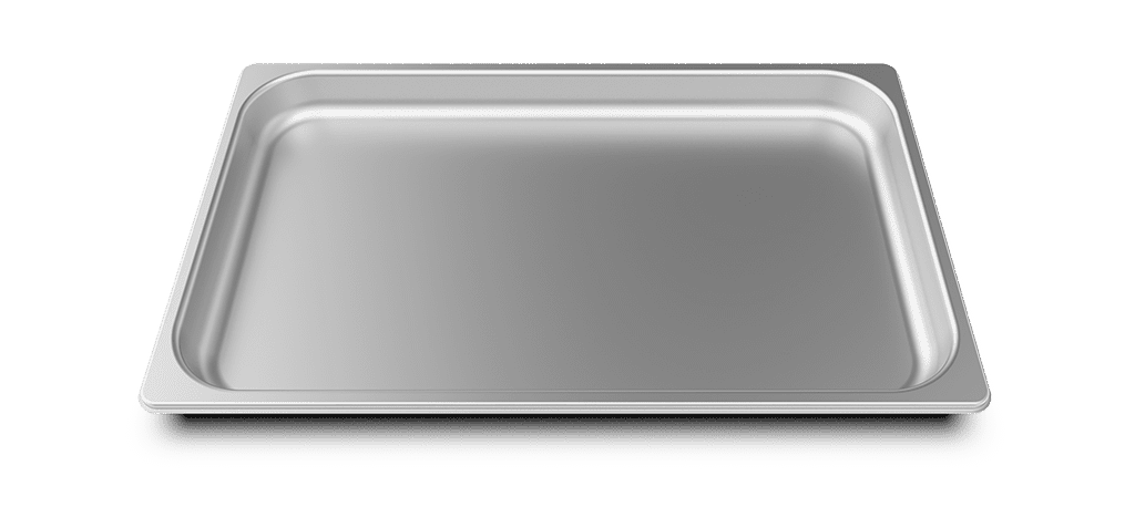 STEEL.40 bandeja profesional Unox para asado y estofado GN 1/1, GN 2/1 TG815.