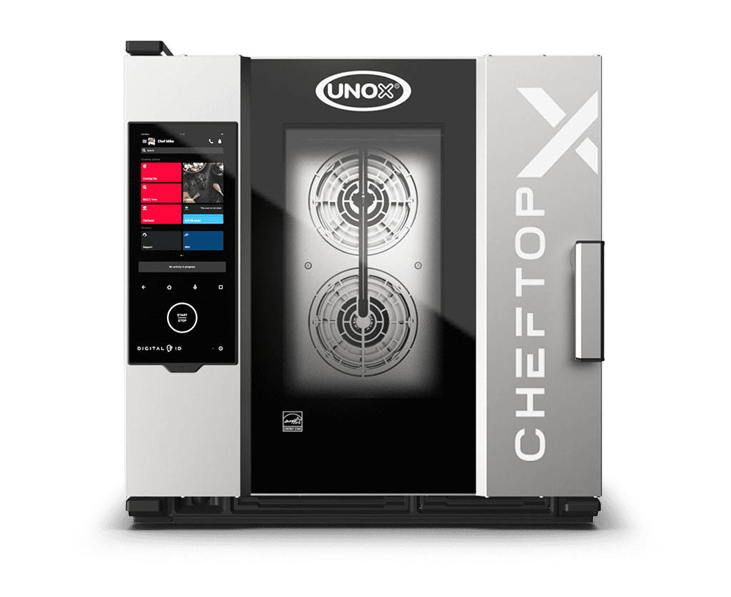 6 trays GN 1/1 Render of UNOX CHEFTOP-X™ commercial combi oven XADA-0611-GXRS-ET.
