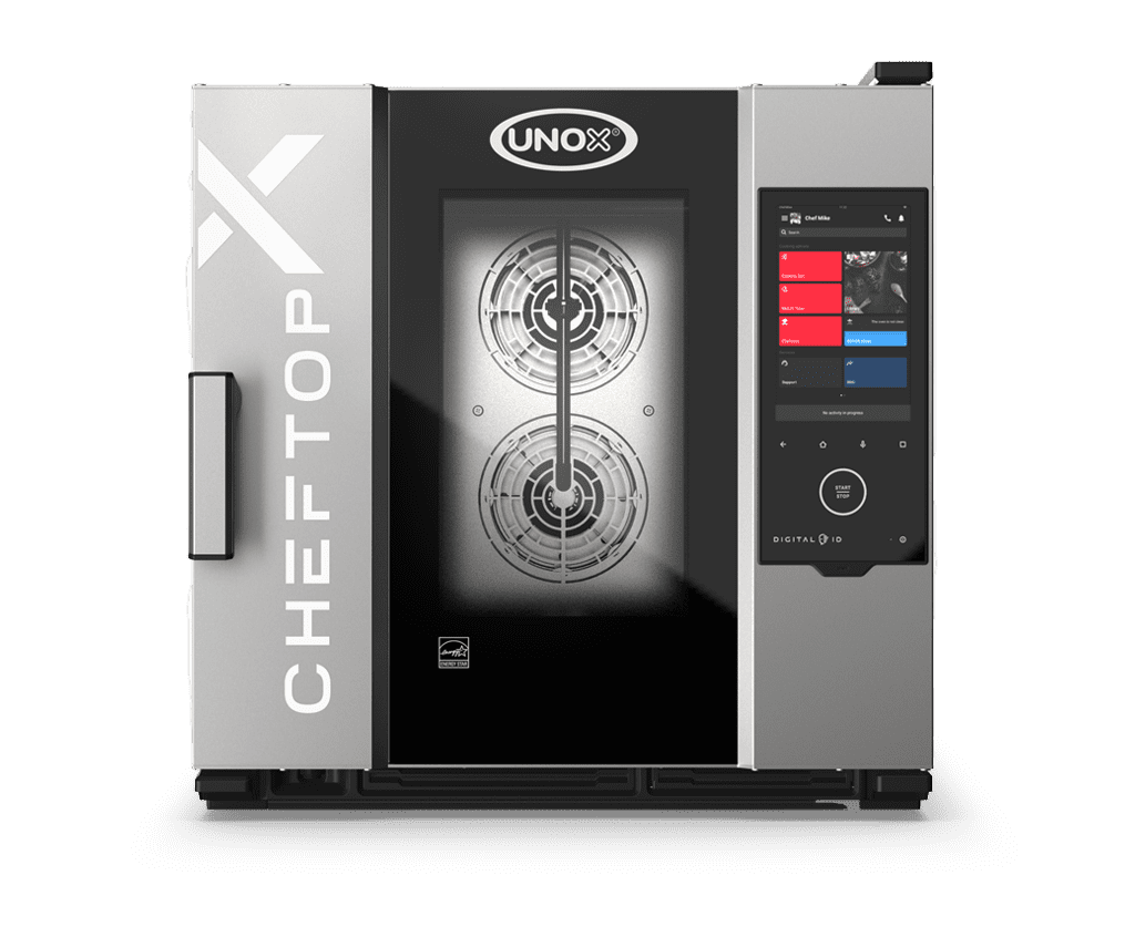 6 trays GN 1/1 Render of UNOX CHEFTOP-X™ commercial combi oven XEDA-0611-EXLS.