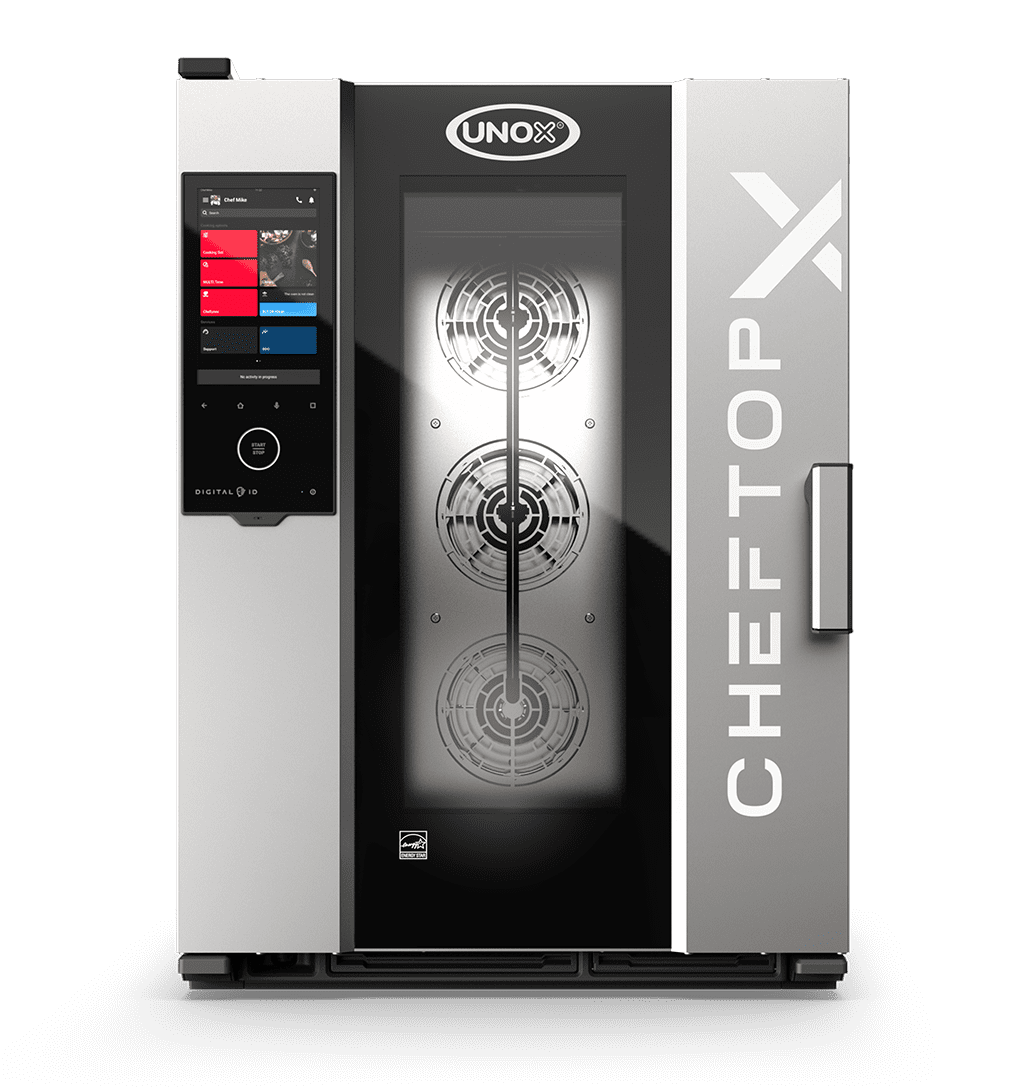 10 vsuvů GN 1/1 Obrázek profesionální kombinovaný konvektomat  UNOX CHEFTOP-X™ XEDA-1011-EXRS-ET.