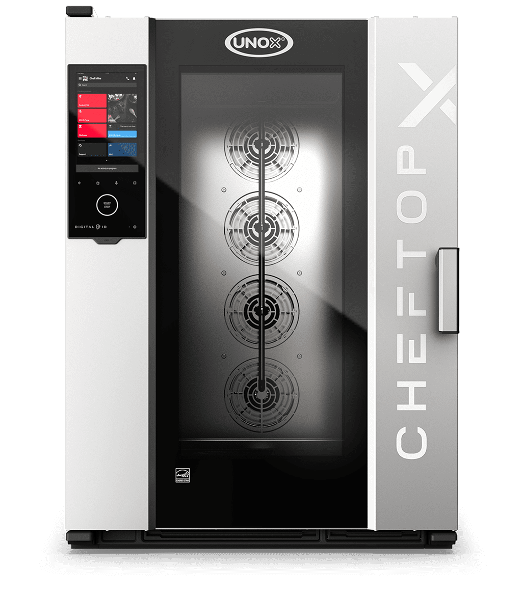 10 vsuvů GN 2/1 Obrázek profesionální kombinovaný konvektomat  UNOX CHEFTOP-X™ XEDA-1021-EXRS.