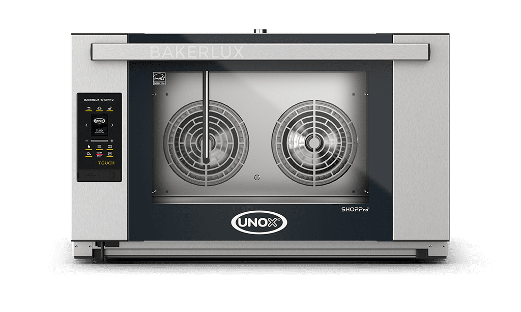 4 vsuvů 600x400 Obrázek profesionální konvekční pec s přivlhčením  UNOX BAKERLUX SHOP.Pro™ TOUCH XEFR-04EU-ETDP.