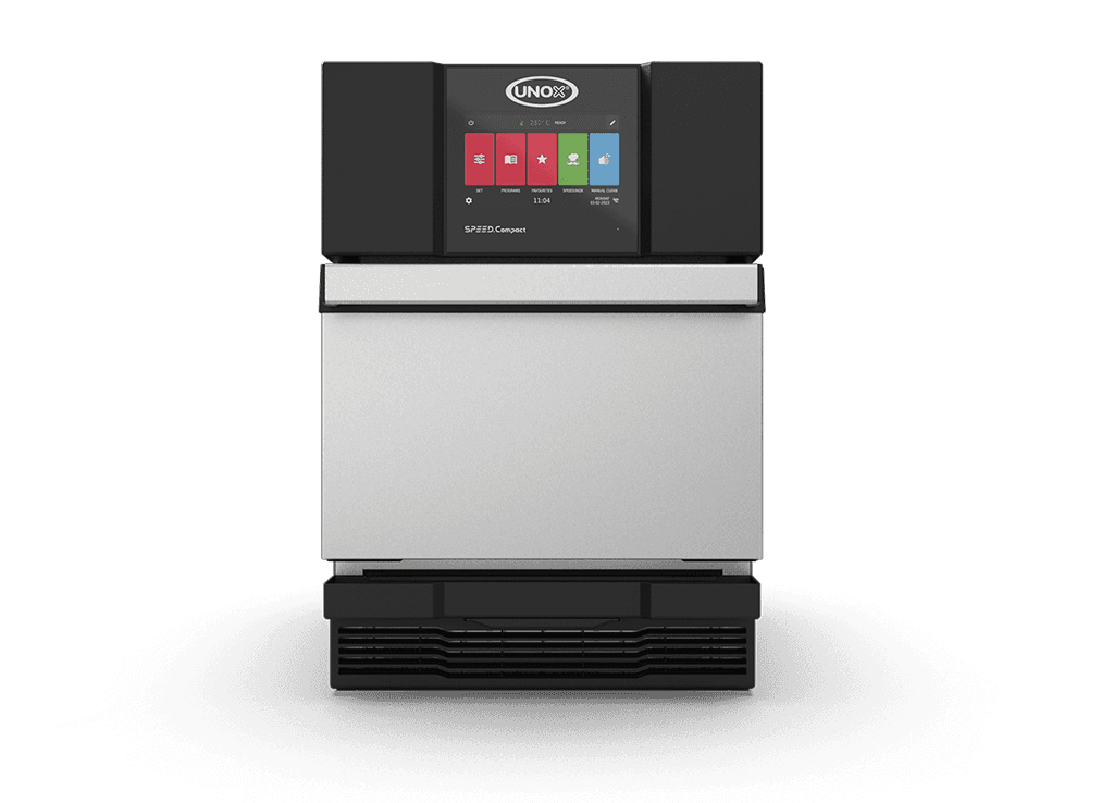 1 tray 300x300 Render of UNOX SPEED.Compact™ ECO commercial speed oven XEMA-01NS-MCDN-IP.