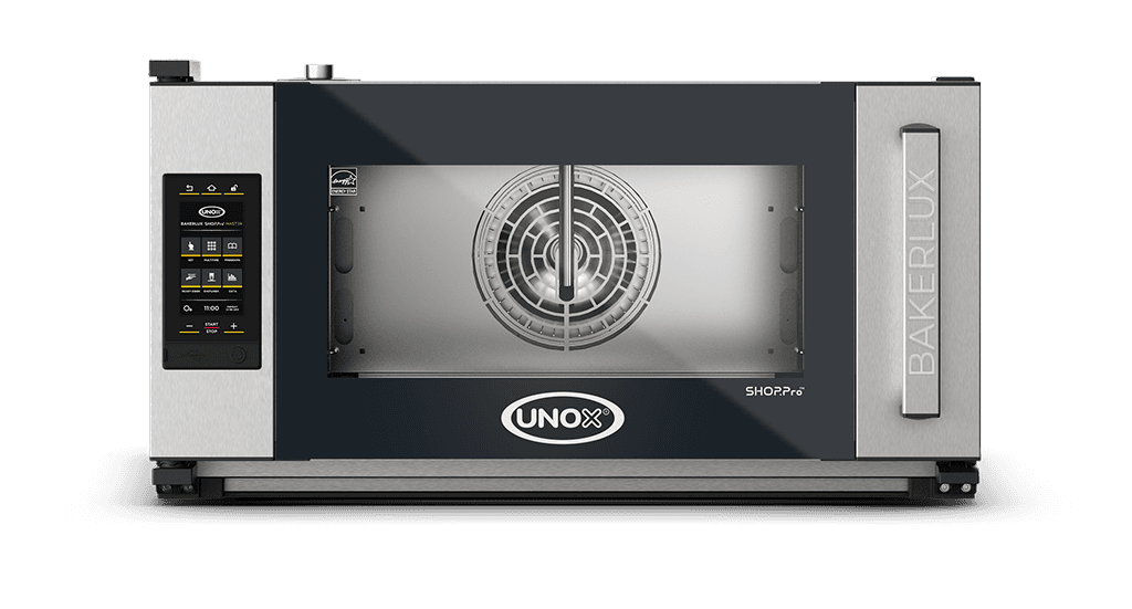 3 teglie 600x400 Render forno a convezione professionale con umidità UNOX BAKERLUX SHOP.Pro™ MASTER XEFR-03EU-EMRV.