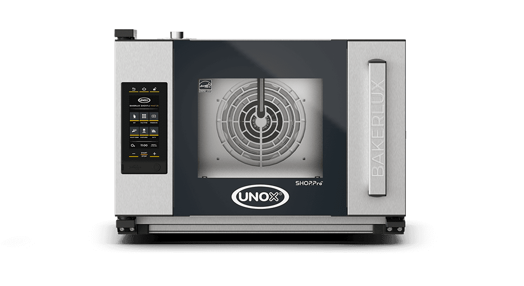 3 teglie 460x330 Render forno a convezione professionale con umidità UNOX BAKERLUX SHOP.Pro™ MASTER XEFR-03HS-EMRV.