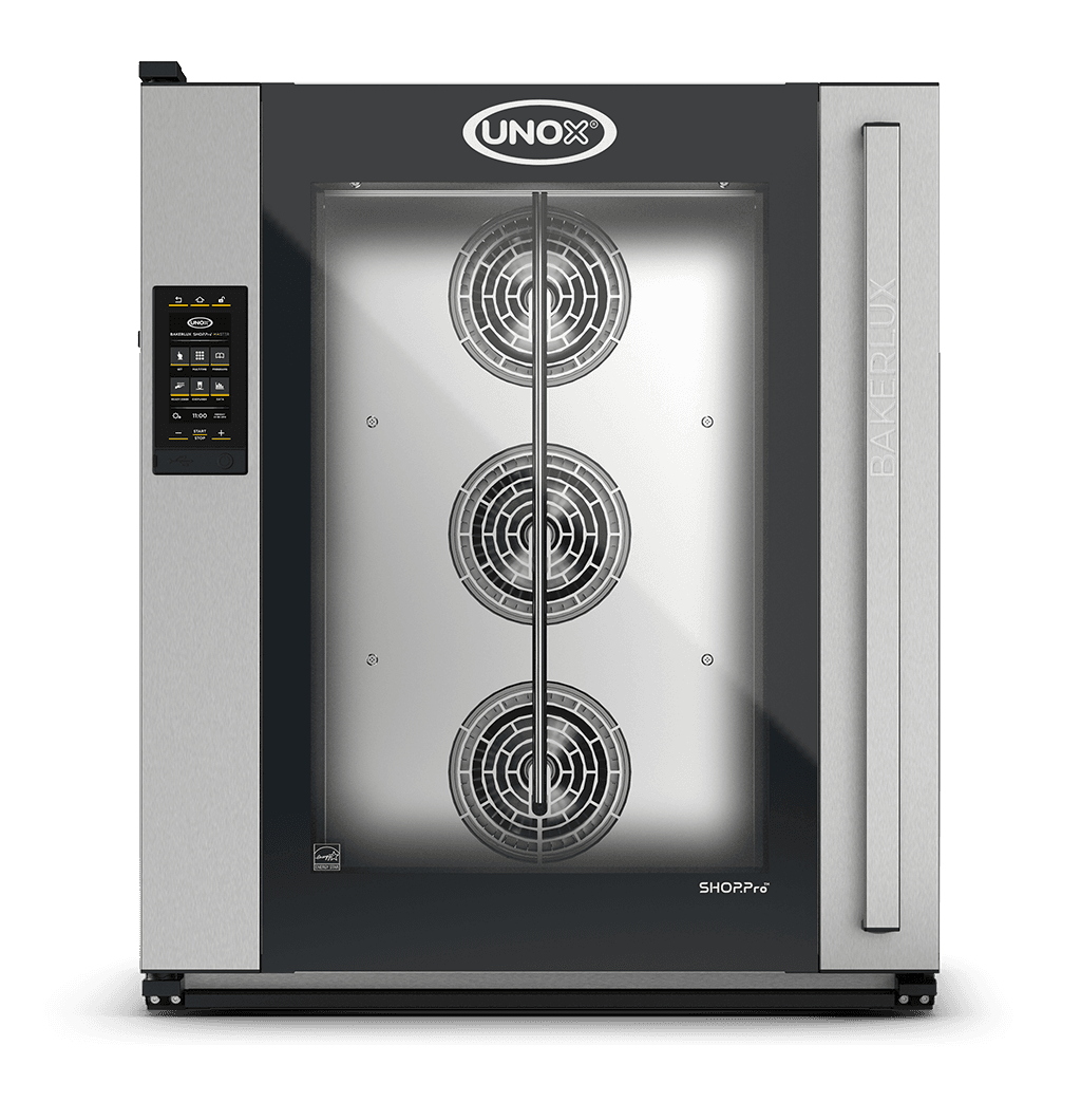 10 teglie 600x400 Render forno a convezione professionale con umidità UNOX BAKERLUX SHOP.Pro™ MASTER XEFR-10EU-EMRV.