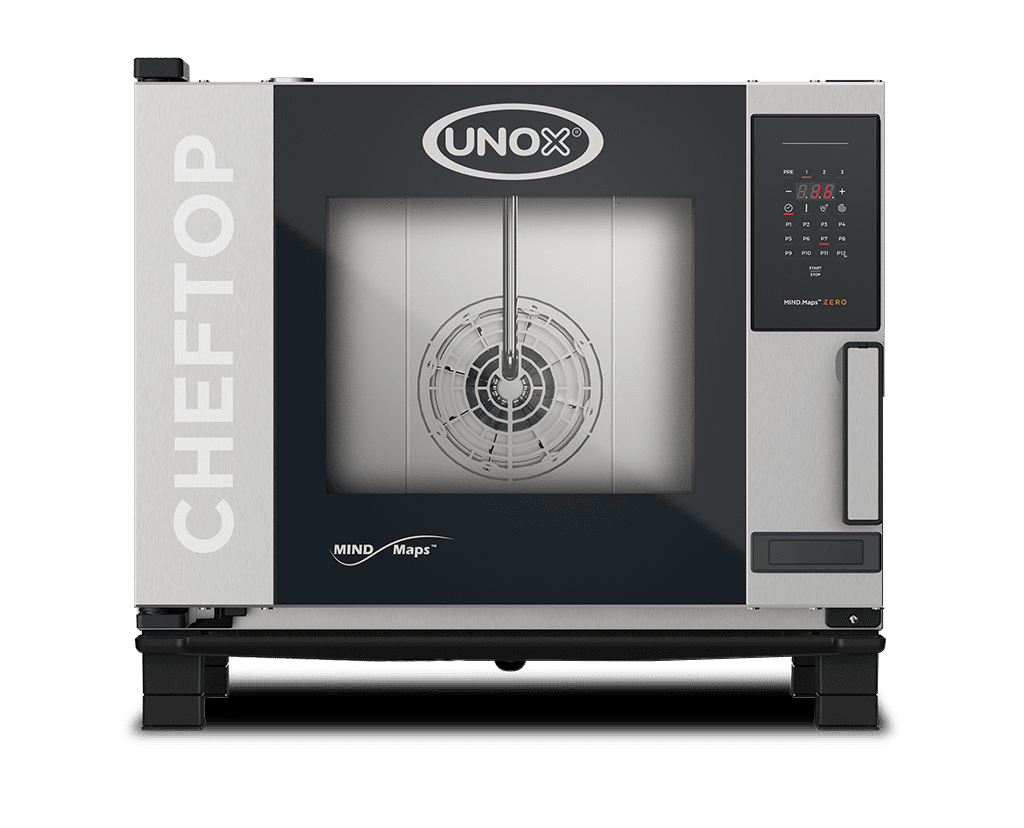 5 teglie GN 1/1 Render forno a convezione professionale con umidità UNOX CHEFTOP MIND.Maps™ ZERO XEVC-0511-EZRM-LP.