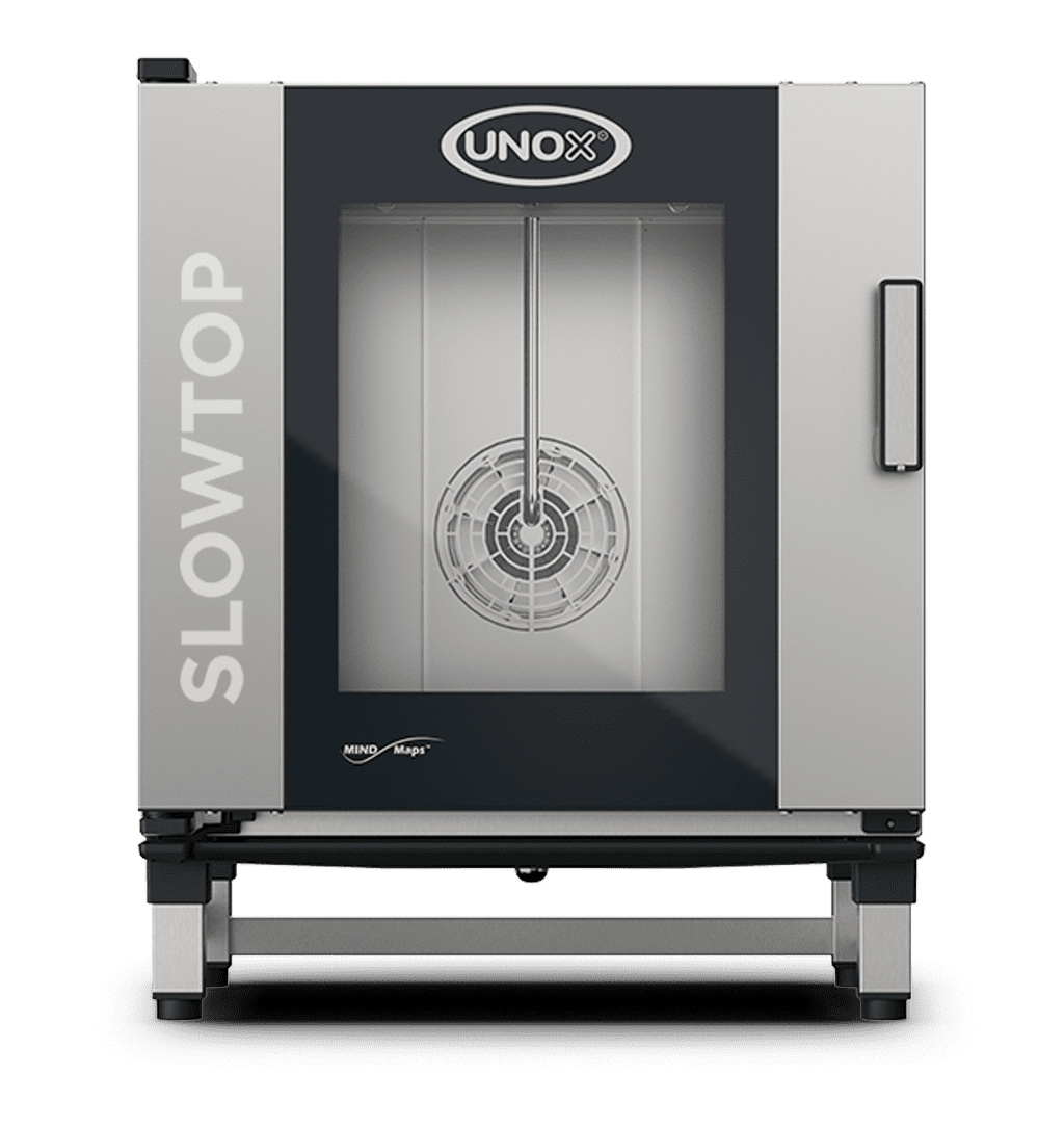 SLOWTOP Cook'n'hold forno Forno monofase para gastronomia ideal para cocções lentas, manutenção e cocções noturnas. Controlado exclusivamente pelo painel de um forno CHEFTOP MIND.Maps™. XEVSC-0711-CRM.