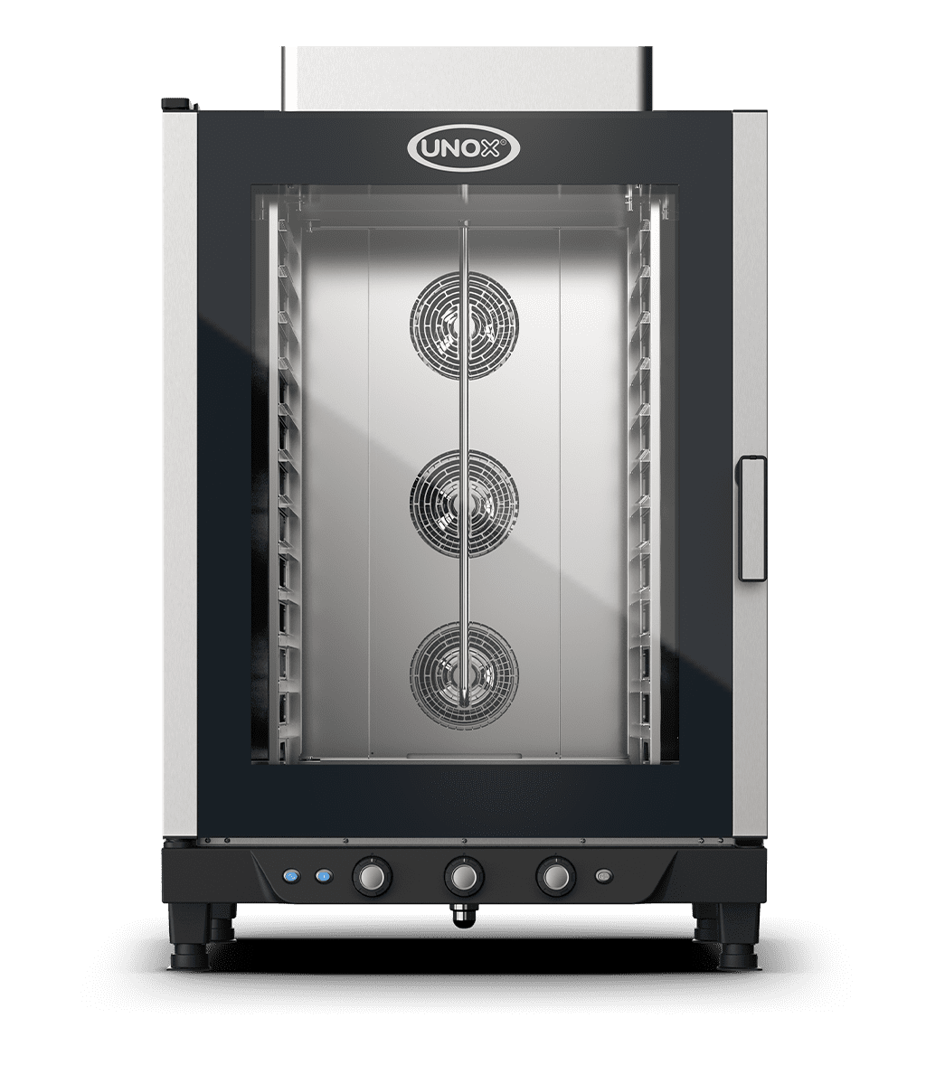 12 bandejas GN 1/1 Render do forno de convecção com umidade profissional UNOX BAKERLUX™ XV813G.