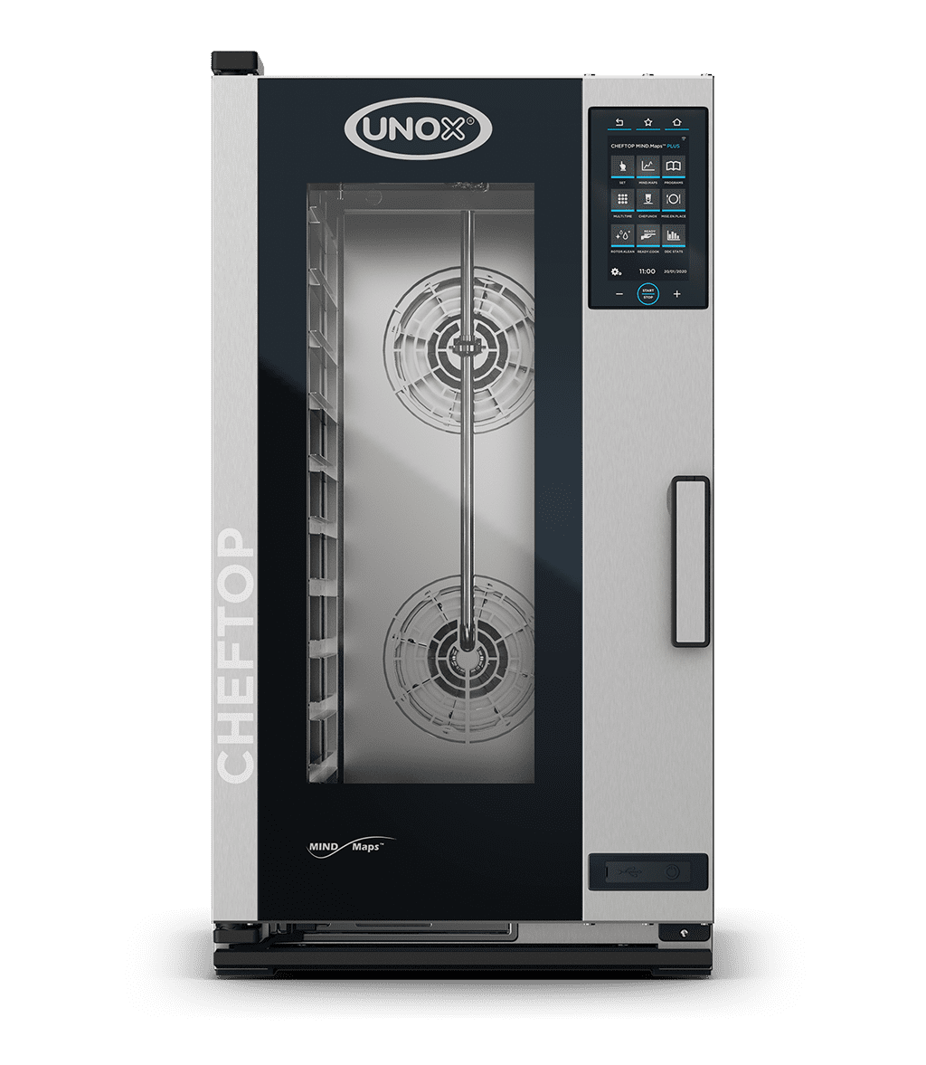 10 niveaux GN 1/1 Rendu du four mixte professionnel UNOX CHEFTOP MIND.Maps™ PLUS XECC-1013-EPRM.