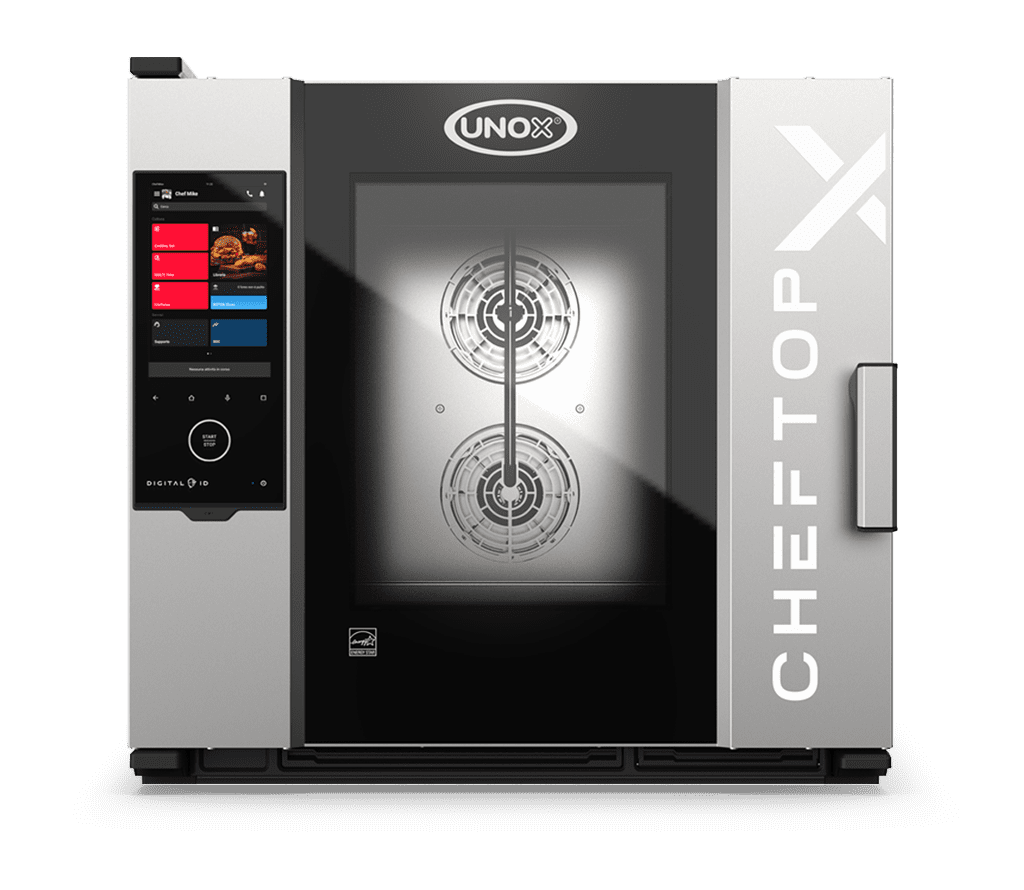 6 niveaux GN 2/1 Rendu du four mixte professionnel UNOX CHEFTOP-X™ XEDA-0621-EXRS.