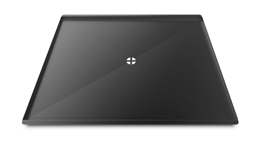 Antihaft-beschichtete kommerzielle Tray mit zentralem Loch, um die Lebensmittelflüssigkeiten und Fette zum Abfluss des gewerblichen Ofens zu leiten XUC048.