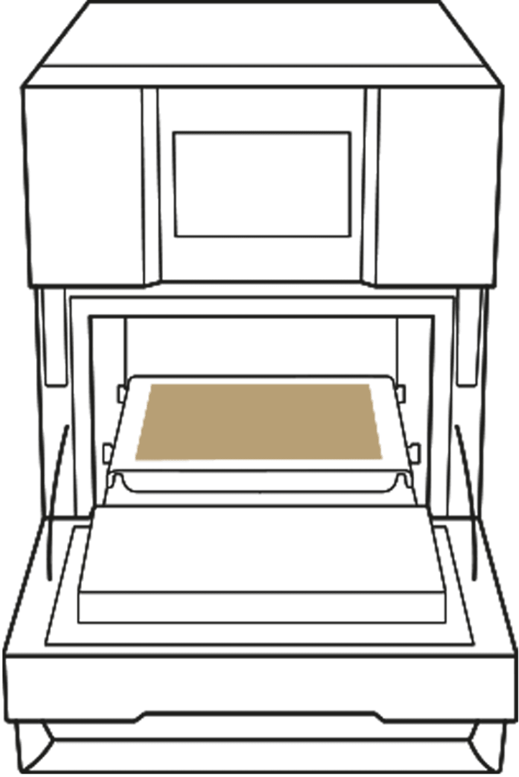 Antihaft-Backfolie Unox kommerzielle Tray für Schnellofen 300x300 XUC294.