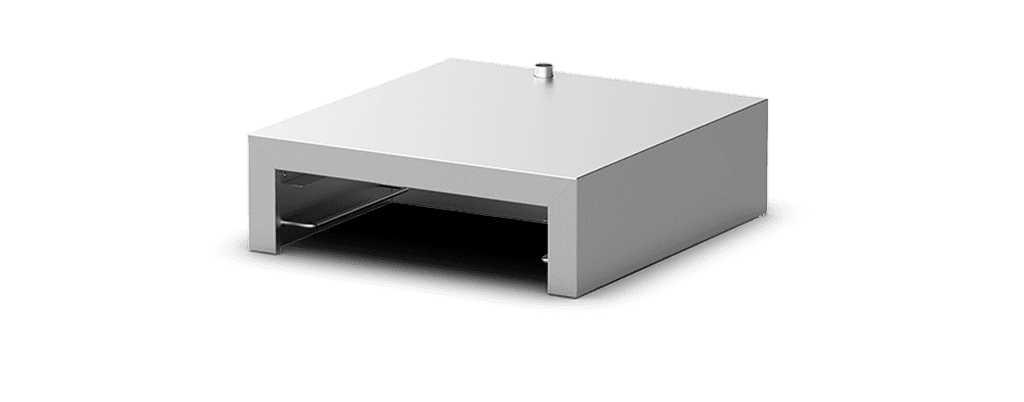 Unox Stängt multifunktionsställ för säker förvaring av plåtar. Utrustad med två sidostöd: en för SPEED.Plate och en för 460x330 bakplåtar. XWSEW-02HS.