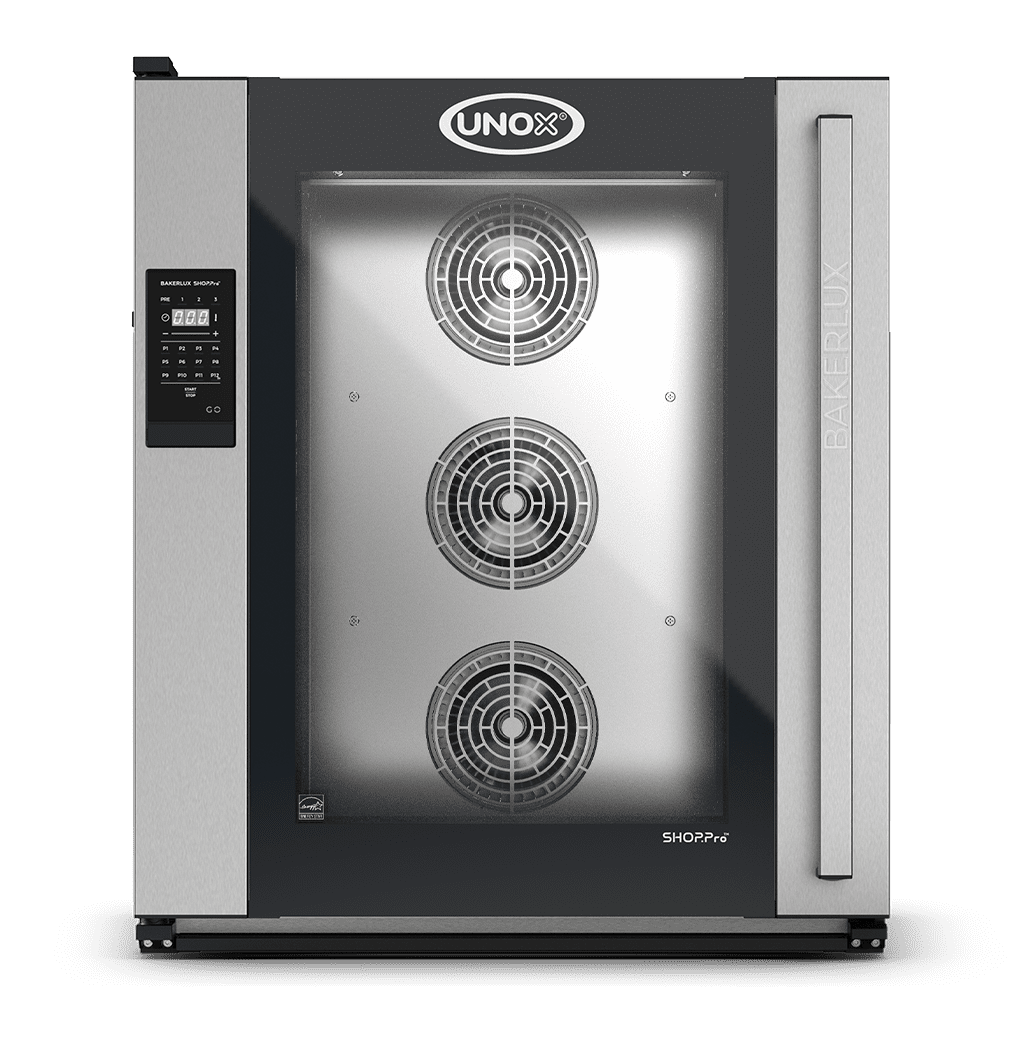 10 bandejas 600x400 Render horno de convección profesional UNOX BAKERLUX SHOP.Pro™ GO XEFR-10EU-EGRN.