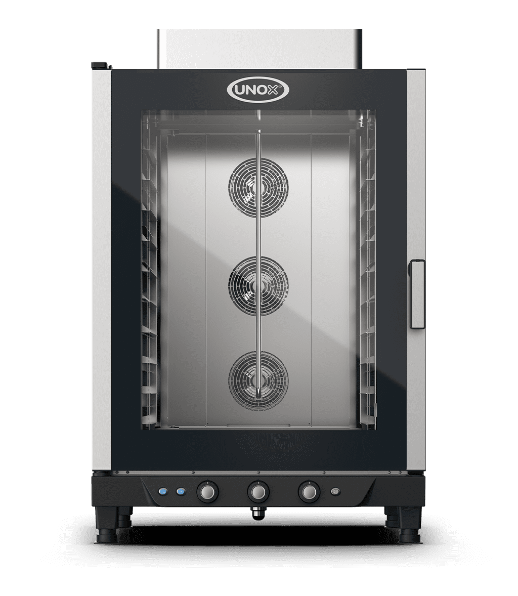 10 bandejas 600x400 Render horno de convección con humedad profesional UNOX BAKERLUX™ & LINEMISS™ XB813G.