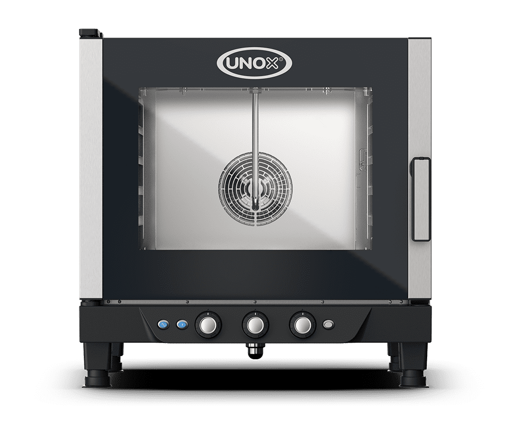 5 bandejas GN 1/1 Render horno de convección con humedad profesional UNOX CHEFLUX™ XV393.