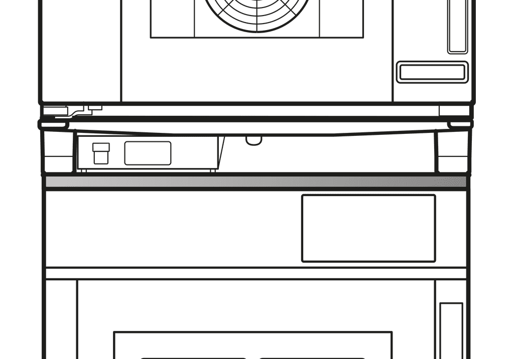Unox Zawiera wszystkie niezbędne części do poprawnej instalacji i piętrowania EVEREO® + piec CHEFTOP COUNTERTOP. XEEQC-0011-E.