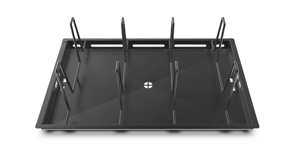 POLLO.BLACK Unox kommerciel bakke til stegning og braisering GN 1/1, GN 2/1 GRP825.