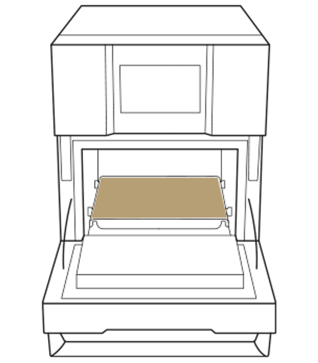 Non-stick ark til SPEED.Plate Unox kommerciel bakke til hastighedsovn 300x300 TG134.