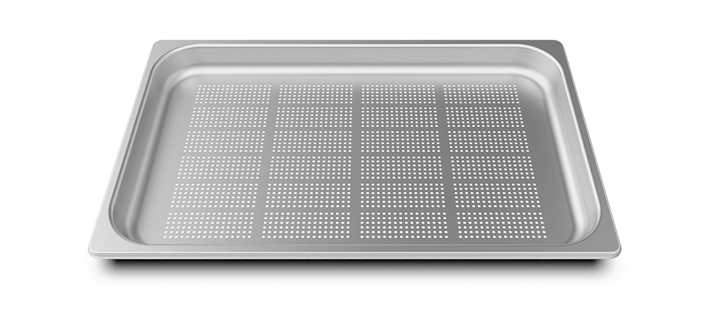 FORO.STEEL40 Unox kommersiell plåt för ångkokning och sous vide GN 1/1, GN 2/1 TG820.