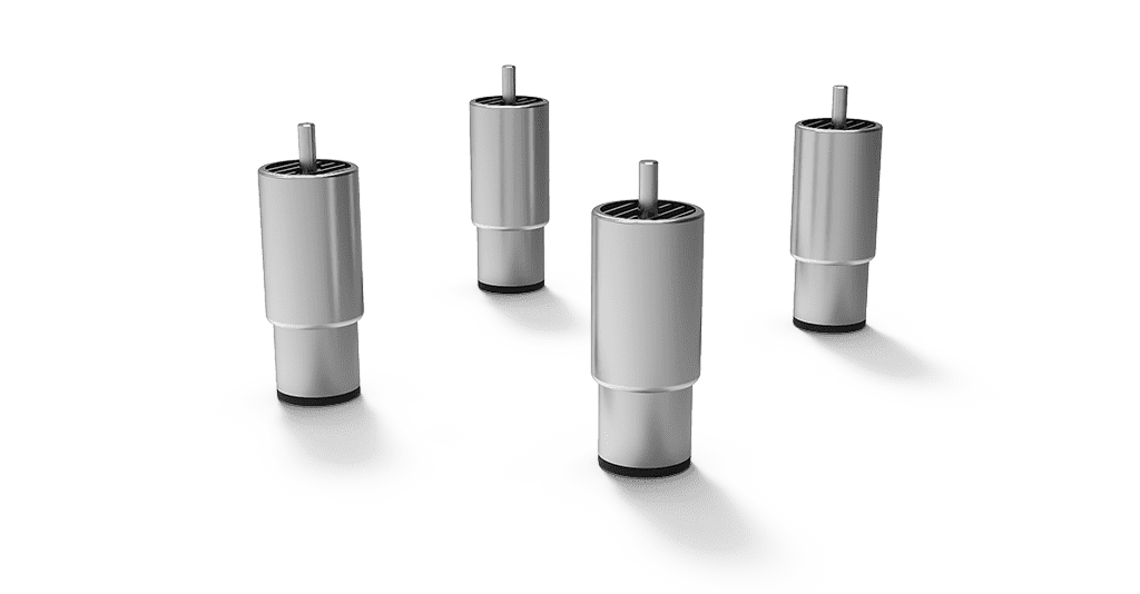 Unox Patas regulables para la colocación de la fermentadora. El kit contiene 4 patas. XR608.