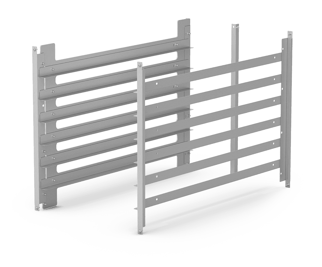 Unox Soportes laterales 6 bandejas. XWCLC-0613-H.