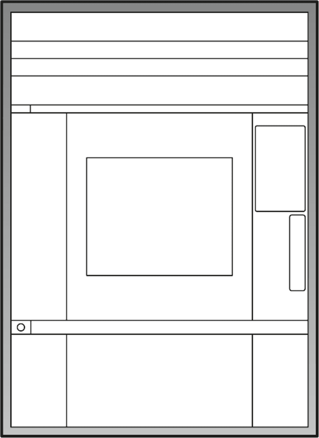 Unox Inclui todas as partes necessárias para o correto alojamento do forno dentro do armário de cozinha. XUC500.