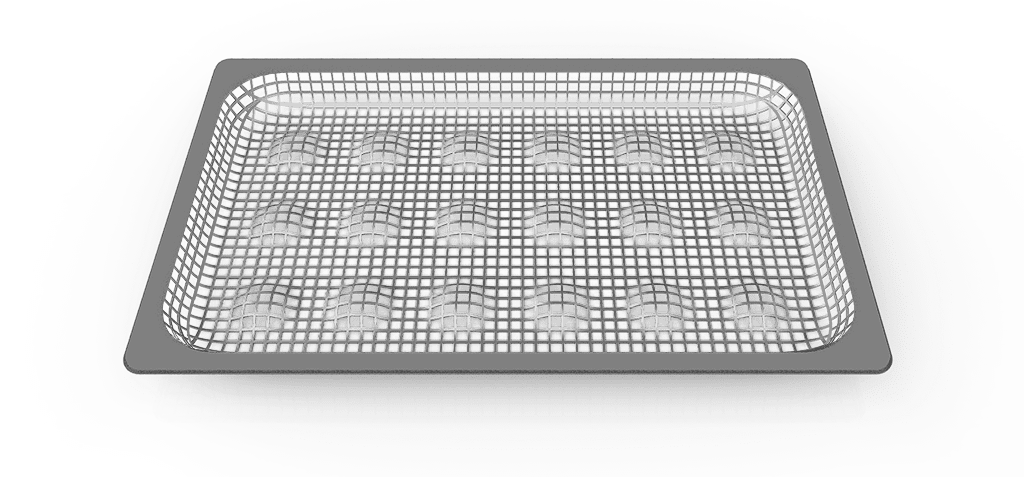 POTATO.FRY plateau commercial Unox pour la friture et les œufs GN 1/1, GN 2/1 GRP817.