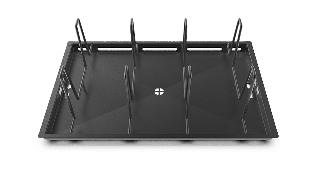 POLLO.BLACK plateau commercial Unox pour la rôtisserie et le braisage GN 1/1, GN 2/1 GRP825.
