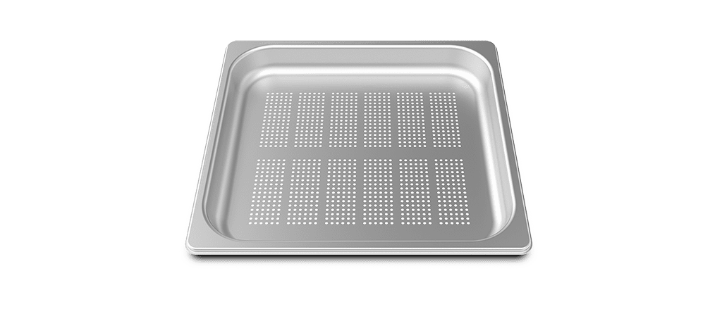 FORO.STEEL40 plateau commercial Unox pour la cuisson à la vapeur et sous-vide GN 2/3 TG710.