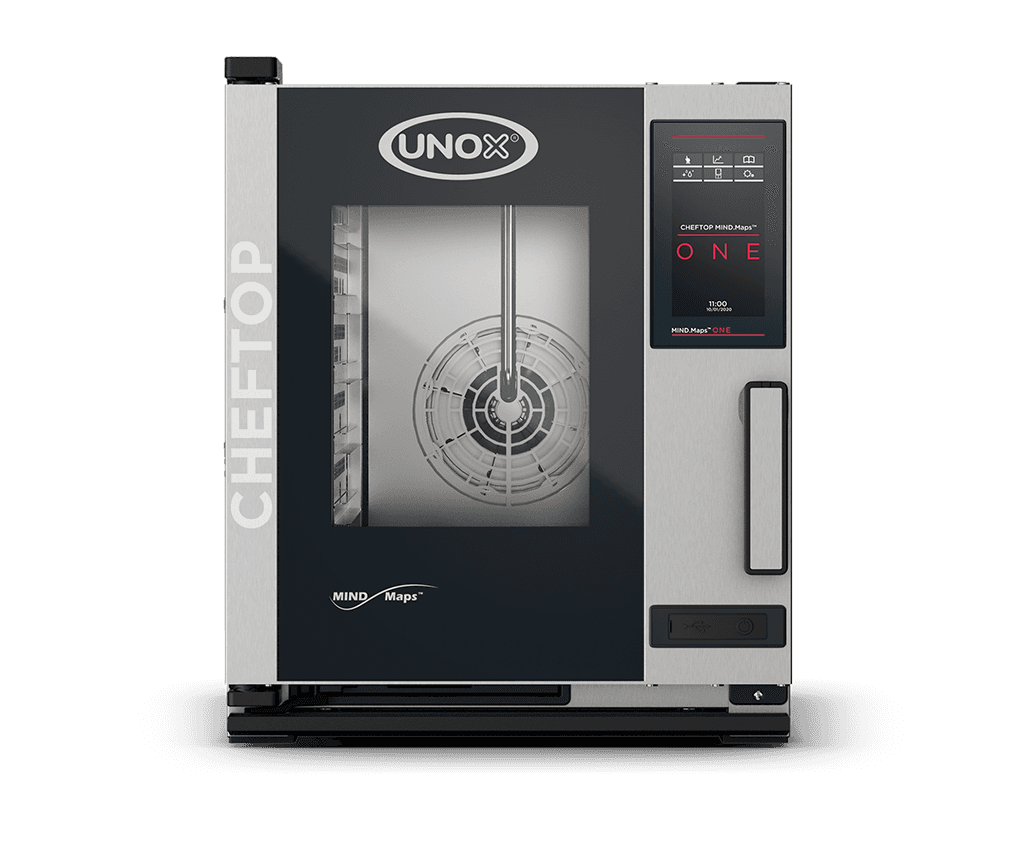 5 vsuvů GN 2/3 Obrázek profesionální konvektomat UNOX CHEFTOP MIND.Maps™ ONE XECC-0523-E1RM.
