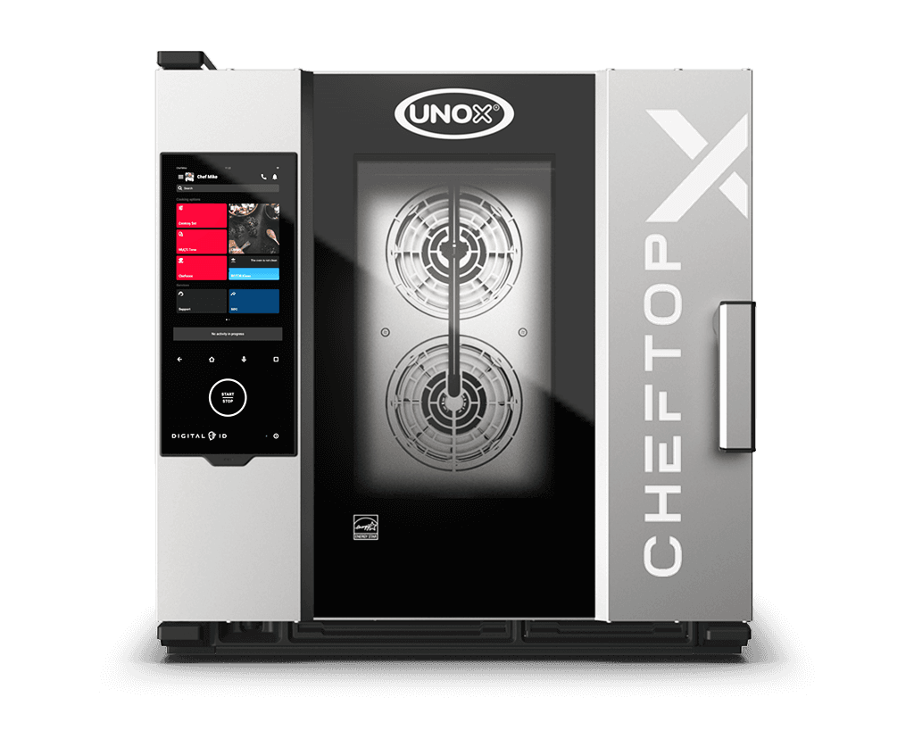 6 vsuvů GN 1/1 Obrázek profesionální kombinovaný konvektomat  UNOX CHEFTOP-X™ XEDA-0611-EXRS-ET.