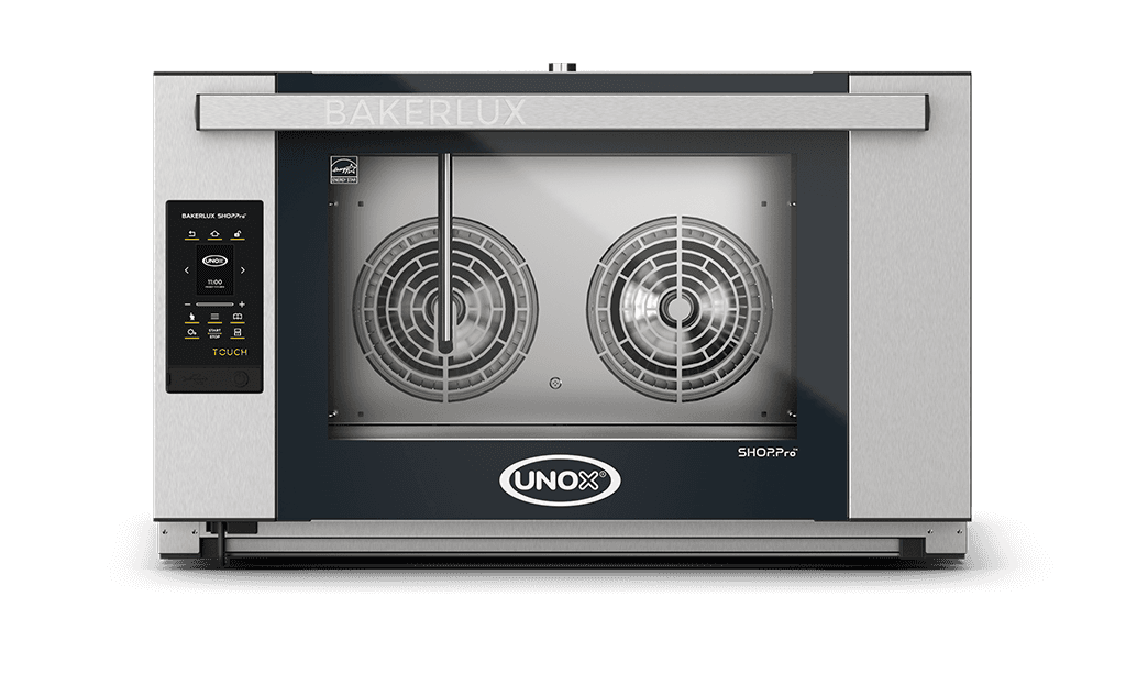 4 vsuvů 600x400 Obrázek profesionální konvekční pec s přivlhčením  UNOX BAKERLUX SHOP.Pro™ TOUCH XEFR-04EU-ETDP.