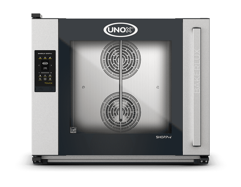 6 vsuvů 600x400 Obrázek profesionální konvekční pec s přivlhčením  UNOX BAKERLUX SHOP.Pro™ TOUCH XEFR-06EU-ETRV.