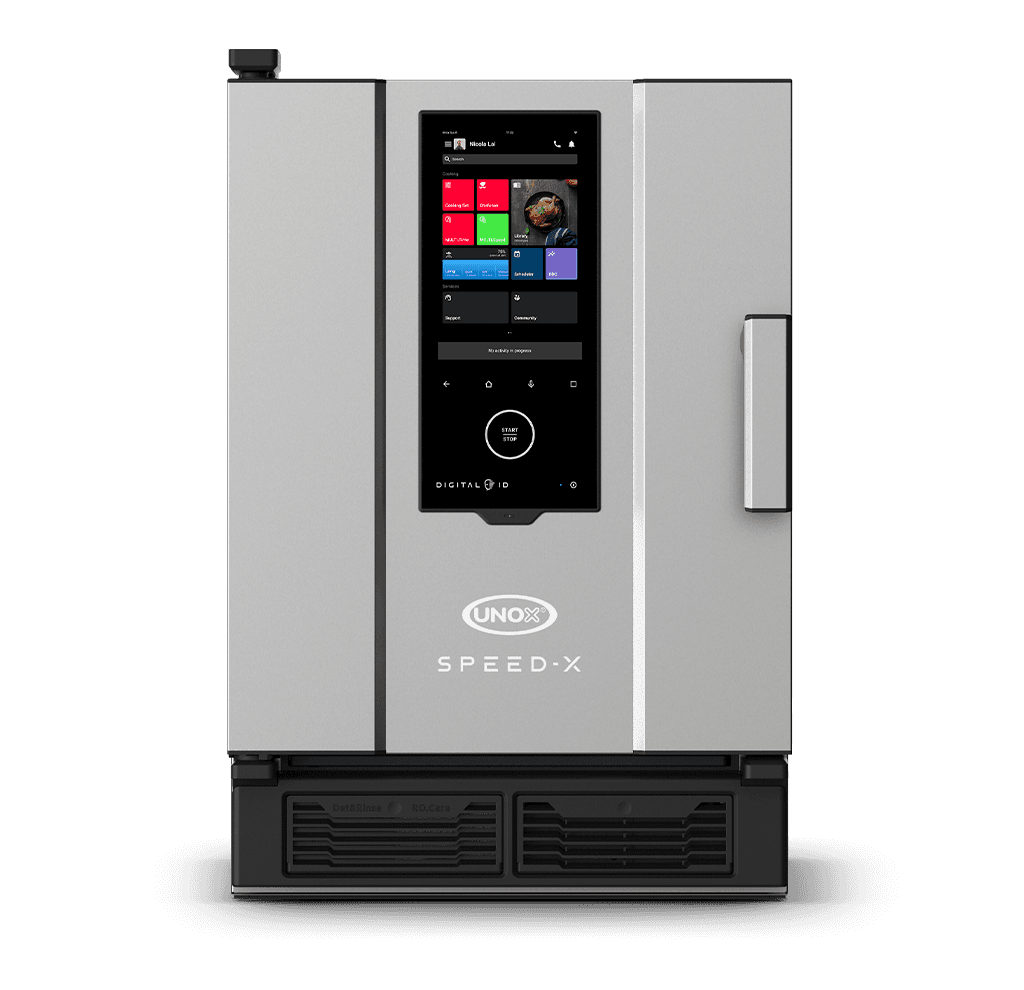 5 or 10 trays GN 2/3 (COMBI) Render of UNOX SPEED-X™ commercial combi speed oven XEPA-0523-EXRN-ET.