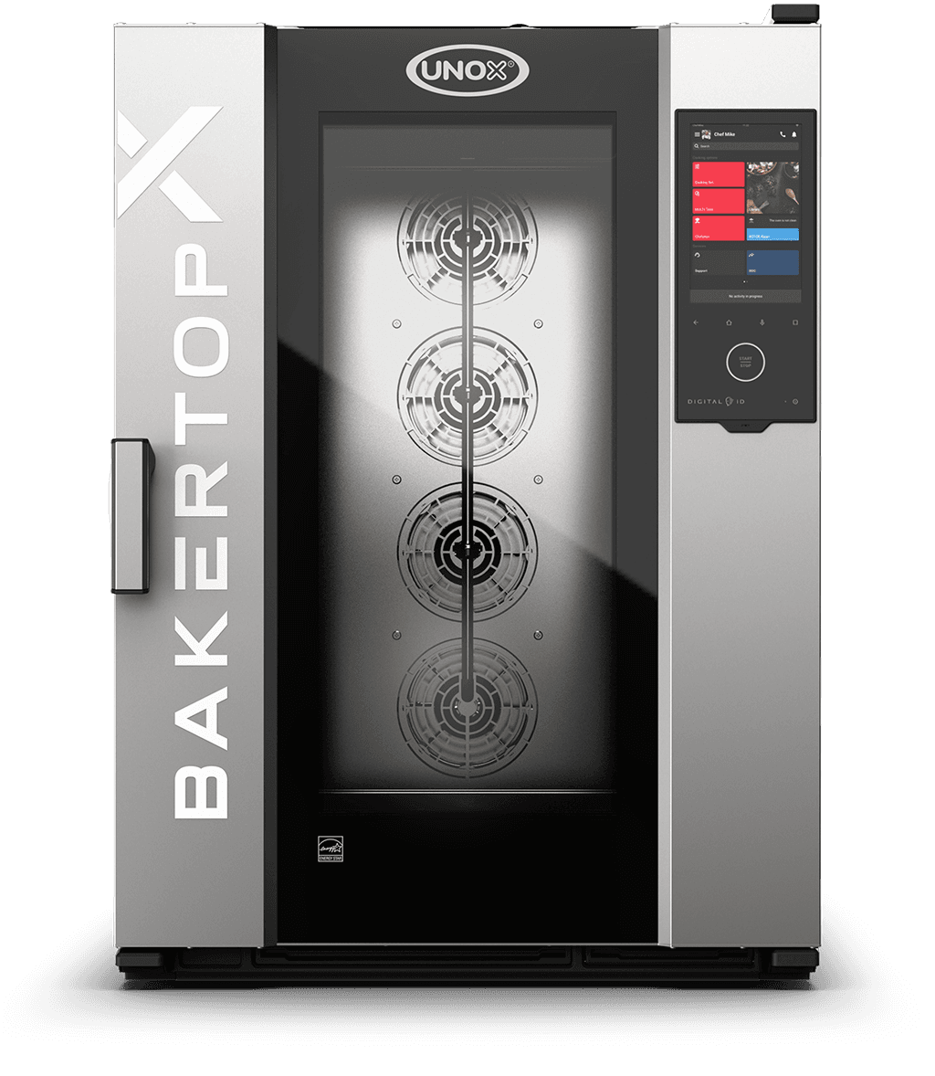 10 trays 600x400 Render of UNOX BAKERTOP-X™ commercial combi oven XELA-10EU-EXLS.