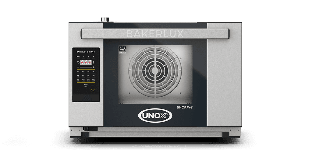 3 trays 460x330 Render of UNOX BAKERLUX SHOP.Pro™ GO commercial convection oven XEFR-03HS-EGDN.