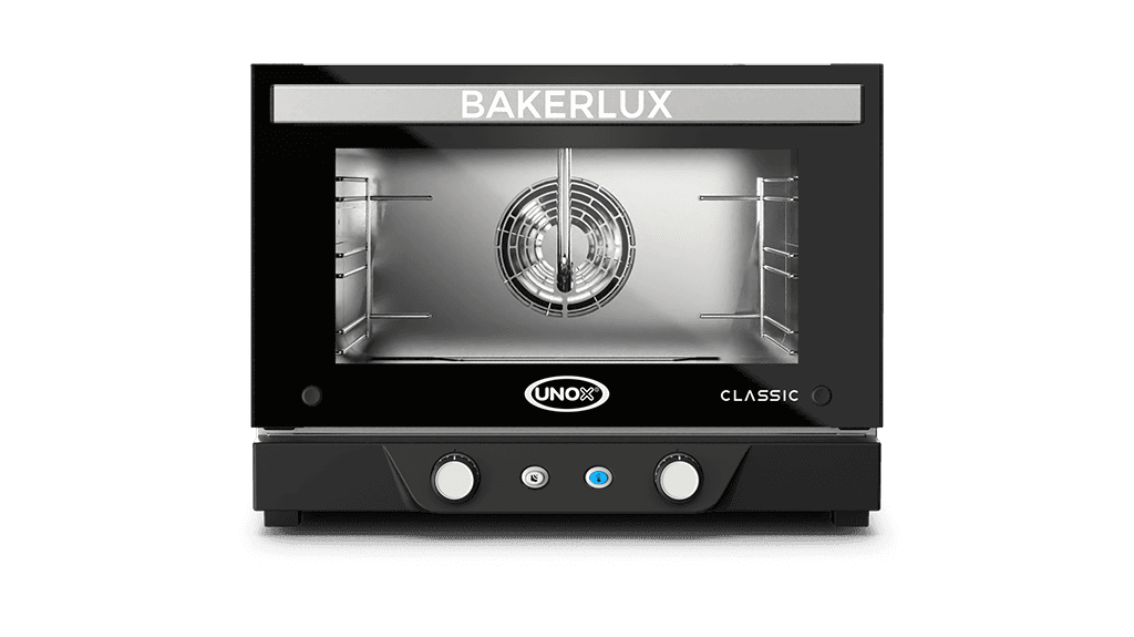 3 trays 460x330 Render of UNOX BAKERLUX CLASSIC™ commercial convection with humidity oven XENA-03HS-MADV.